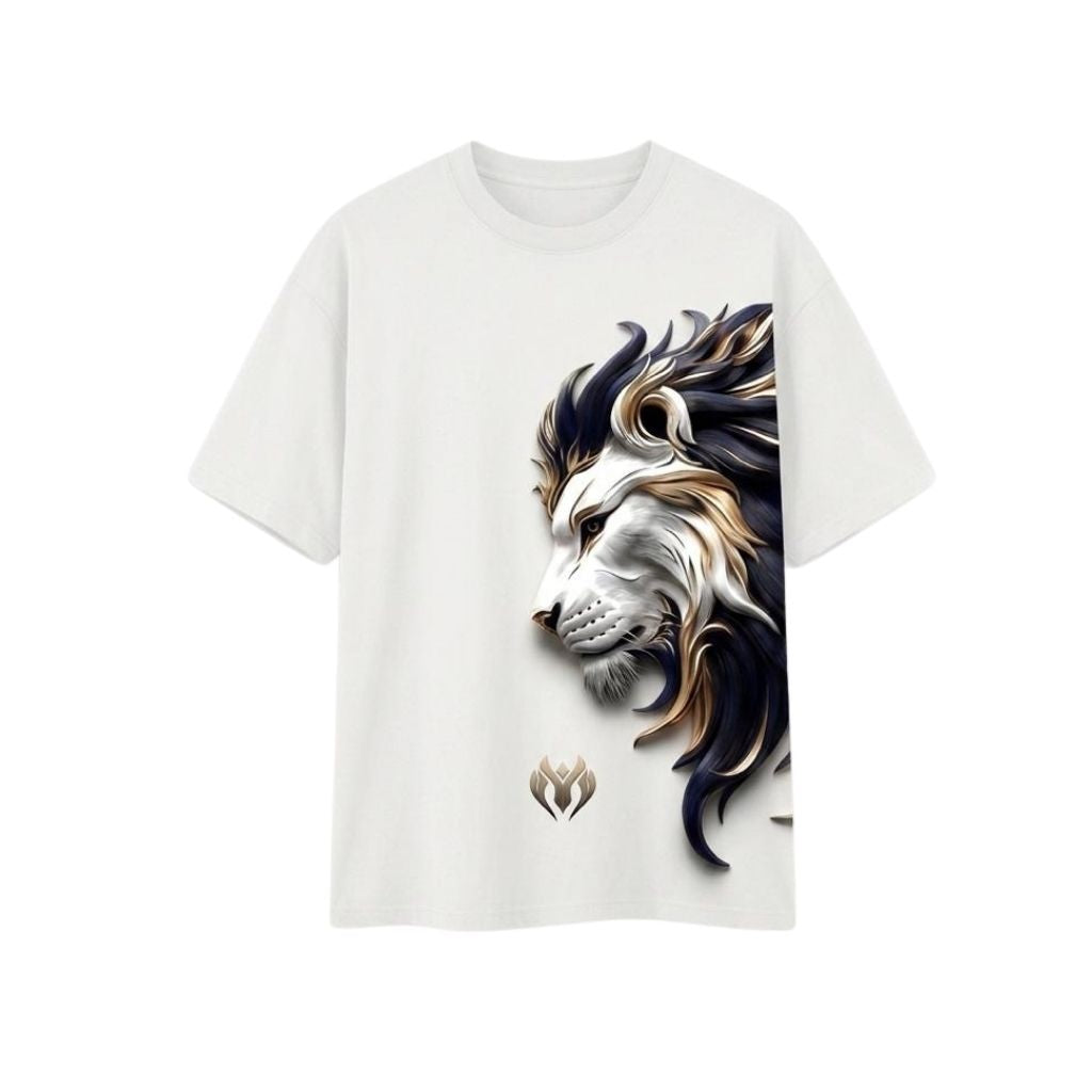 Majestic Lion Oversized Graphic T-Shirt