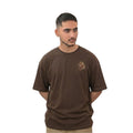 Wolf Spirit Graphic Oversized T-Shirt – Brown Premium Cotton Back Print Tee