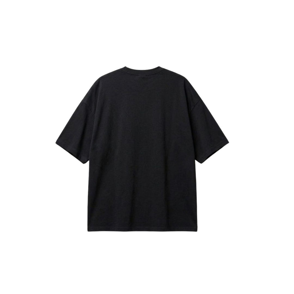 Midnight Wolf Graphic Oversized T-Shirt – Black Premium Cotton Graphic Tee