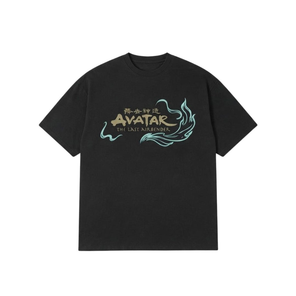 Avatar | The Last Airbender Oversized Graphic T-Shirt – Black | Front & Back Print
